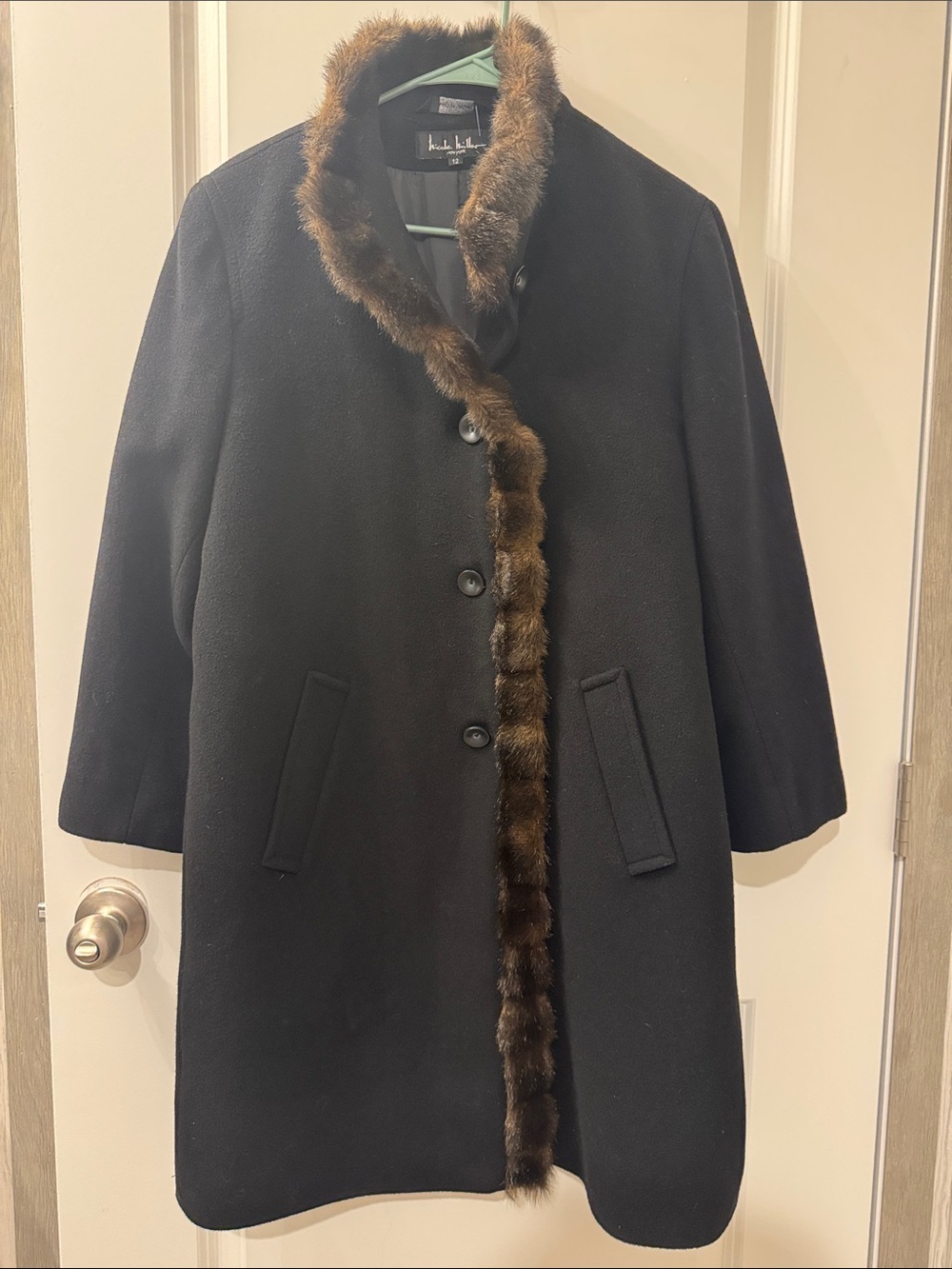 Nicole Miller wool coat